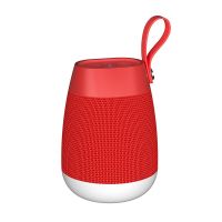 Portable Wireless Bluetooth Speaker 3D Stereo Music Surround Audio Subwoofer Support TF Card Outdoor Waterproof Loudspeaker - Red Speaker