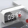S8 Wireless Bluetooth Speaker HD Led Display Multifunction Stereo Bass Speakers Alarm Clock FM Radio TF Card Aux Music Playback. - S7 WHITE