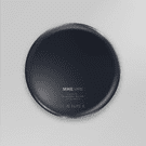 Hand Small Portable Pouch Vanity Makeup Illuminated Light Makeup led makeup mirror with Wireless Charger Hand Loading Tool Parts - Black