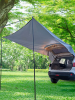 Outdoor Hiking Travel Car Tail Car Side Trunk Canopy Camping Camping Tent - As pic show - Car Tent