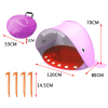 New Stylish Kids Beach Holiday Shade Splash Tent - Shark Pink