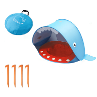 New Stylish Kids Beach Holiday Shade Splash Tent - Shark Blue