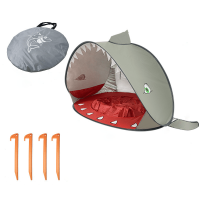 New Stylish Kids Beach Holiday Shade Splash Tent - Shark Gray