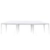 Wedding Camping Parking Waterproof Canopy Tent With Spiral Tube - White - 10'x30'