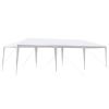 Wedding Camping Parking Waterproof Canopy Tent With Spiral Tube - White - 3 x 9 M