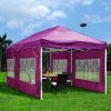 10X20ft EZ Pop Up Canopy Folding Gazebo/Vivid Viola - LA01