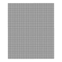 BBQ Grill Mat Non-Stick Mesh Mat Baking Sheet Liner Reusable Reversible Washable  - Black