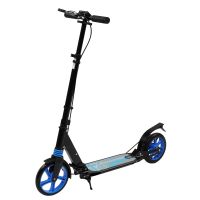 Scooter For Adult&Teens, 3 Height Adjustable Easy Folding Double Shock Absorber RT - Blue