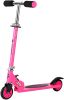 Scooter for Kids Ages 5-8, Kick Scooter with Adjustable Handlebars and Rear Brake Aluminum Frame, Lightweight, Scooter for Kids Ages 3-10   - Rose Red