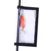 4 Packs Fishing Lure Wraps Clear PVC Protective Covers - Black - 4 Pack Large 7.48in x 3.89in