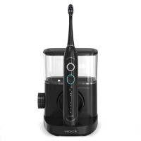 Waterpik Sonic-Fusion 2.0 Professional Flossing Toothbrush, Electric Toothbrush and Water Flosser Combo In One, White - black