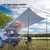 Outdoor Hiking Travel Car Tail Car Side Trunk Canopy Camping Camping Tent - As pic show - Car Tent