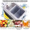 55 Quarts Portable Electric Car Refrigerator - black