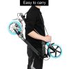 Scooter For Adult&Teens, 3 Height Adjustable Easy Folding Double Shock Absorber RT - Turquoise