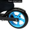 Scooter for Adult&Teens, 3 Height Adjustable Easy Folding RT - Blue