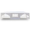 Wedding Camping Parking Waterproof Canopy Tent With Spiral Tube - White - 3 x 9 M