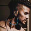 Wireless Headsets V4.1 Sport In-Ear Stereo Headphones Sweat-proof Neckband Earbuds - Blue