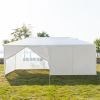 20''x10''(3 x 6m) Six Sides Two Doors Waterproof Tent with Spiral Tubes For Household, Wedding, Party, Parking Shed  XH - 20''x10''