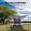 Outdoor Hiking Travel Car Tail Car Side Trunk Canopy Camping Camping Tent - As pic show - Car Tent