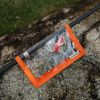 4 Packs Fishing Lure Wraps Clear PVC Protective Covers - Orange - 4 Pack Large 7.48in x 3.89in