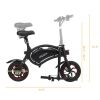 2022 New Outdoor Going Portable Superior Motorized Foldable Electric Scooter - Black & Red - Electric Scooters