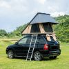 Trustmade Triangle Aluminium Black Hard Shell Beige Rooftop Tent Scout MAX Series , With Two Rainflies of Different Colors