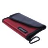 Kylebooker Fishing Soft Bait Binder Wallet Case Lure Tackle Storage Bag - Red