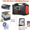 200W Portable Power Station, FlashFish 40800mAh Solar Generator with 110V AC Outlet/2 DC Ports/3 USB Ports, Backup Battery Pack Power Supply