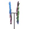 The Original Rainbow Wind Spinner;  Decorative Lawn Ornament Wind Mill; Tri-Colored Kinetic Garden Spinner - Rainbow windmill XH - Color