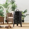 3-in-1 Charcoal BBQ Grill/Smoker Combo with Built-in Thermometer