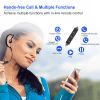 Wireless Headsets V4.1 Sport In-Ear Stereo Headphones Sweat-proof Neckband Earbuds - Black