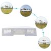 Wedding Camping Parking Waterproof Canopy Tent With Spiral Tube - White - 3 x 9 M