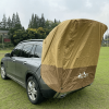 Outdoor Hiking Travel Car Tail Car Side Trunk Canopy Camping Camping Tent - Khaki - Car Tent