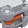 Portable Camping Toilet Gray 5.3+2.6 gal - Grey