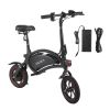2022 New Outdoor Going Portable Superior Motorized Foldable Electric Scooter - Black & Red - Electric Scooters