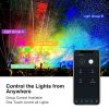 2-Pack 60W RGB Flood Lights Outdoor Garden Pathway Light Spotlight Lamps APP
