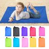 Waterproof  Outdoor Camping Picnic Mat Beach Blanket Ground Mattress 70x100m - Yellow
