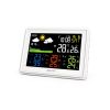 HD Fashion Multi-function Indoor And Outdoor Thermometer W/ Moon Phase Perpetual Calendar - White - Measuring Instruments