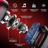 True Wireless Earbuds, CVC8.0 Noise Reduction Bluetooth 5.0 Headphones - Red