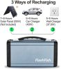 300W Solar Generator, FlashFish 60000mAh Portable Power Station Camping Portable Generator/Wall Outlet/Car, 110V AC Out/DC 12V /QC USB Ports