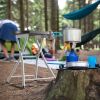 Portable Folding Stools with 330lbs Limited Sturdy Frame
