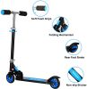 Scooter for Kids Ages 5-8, Kick Scooter with Adjustable Handlebars and Rear Brake Aluminum Frame, Lightweight, Scooter for Kids Ages 3-10   - Black