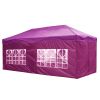 10X20ft EZ Pop Up Canopy Folding Gazebo/Vivid Viola - LA01