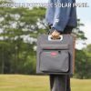 60W 18V Portable Solar Panel, Flashfish Foldable Solar Charger w/5V USB 18V DC Output Compatible w/ Portable Generator - 60W