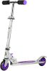 Scooter for Kids Ages 5-8, Kick Scooter with Adjustable Handlebars and Rear Brake Aluminum Frame, Lightweight, Scooter for Kids Ages 3-10   - Silver